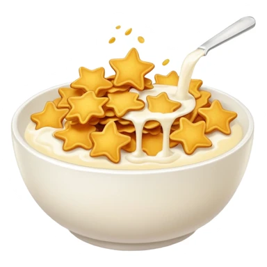 cornflakes with milk sticker