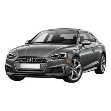 2019 dark grey Audi a5 coupe  sticker