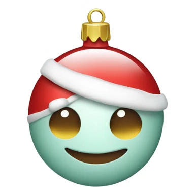 Christmas bauble sticker
