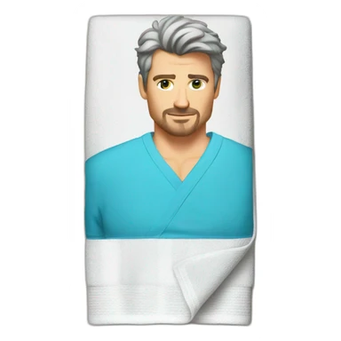 Mark Sloan towel sticker