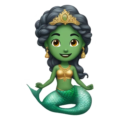 mermaid of India sticker