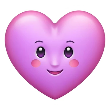 Coeur mauve et rose sticker