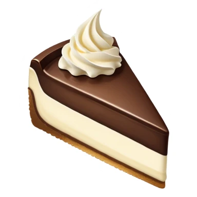 Tuxedo cream cheesecake slice sticker
