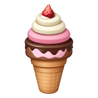Neapolitan ice creaM sticker