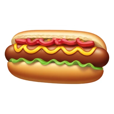 Hotdog wearing a dress sticker