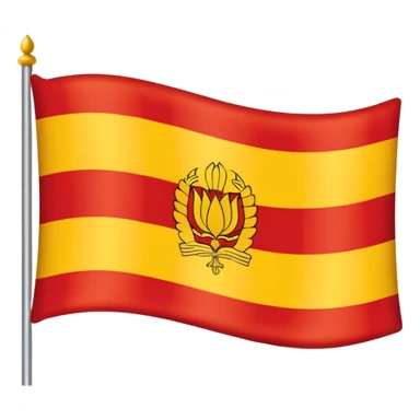 Karnataka flag without pole only the flag sticker