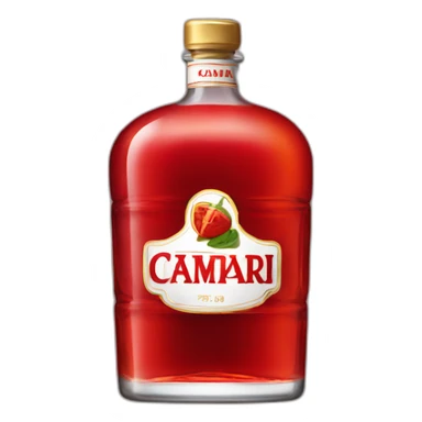 campari bottle sticker
