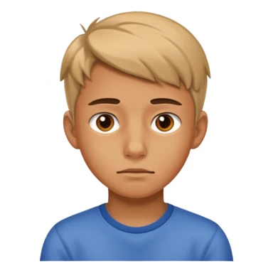 Joven de 14 años aburrido  sticker