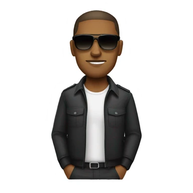 bodyguard wearing sunglasses sticker