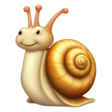 Cute little Chubby Snail  sticker