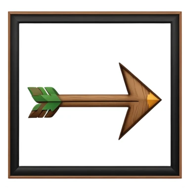 flecha para cpmenzar denuevo sticker