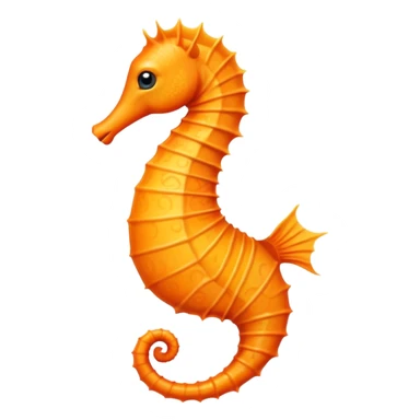 A seahorse sticker