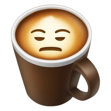 Hot coffee for a hipster sticker