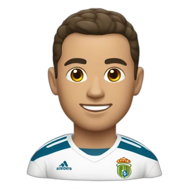 Ronaldo sur chèvre sticker