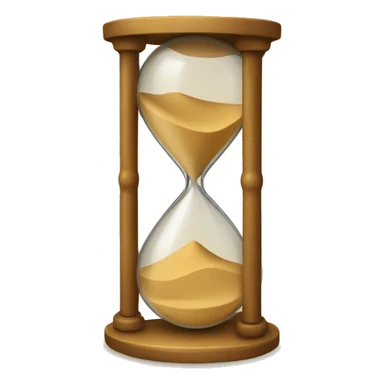 sand clock sticker