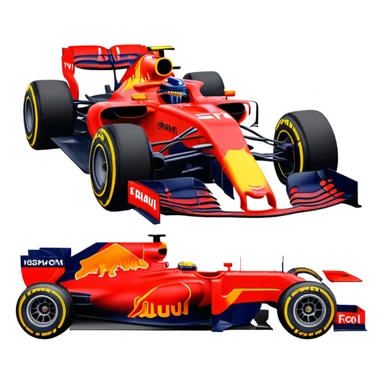 Max Verstappen F1 Car sticker