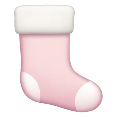 Set of Light Pink Christmas Stockings  sticker