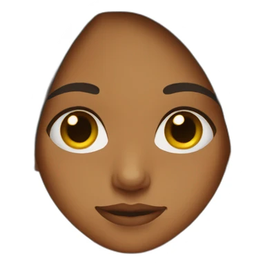 Brown girl with tears sticker