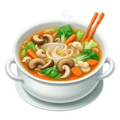 Chinese vegetable soup  sticker