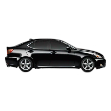 black-2001-lexus-is300 sticker