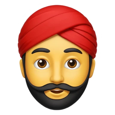 R Harfi yazan bir emoji rekli sticker
