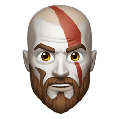 kratos mashup batman sticker
