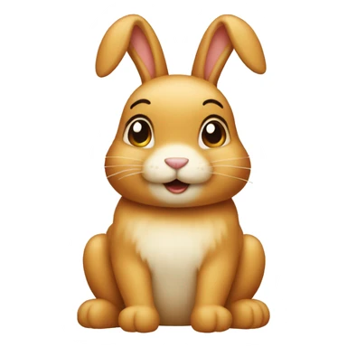 Honey bunny sticker