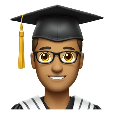 Hombre graduado  sticker