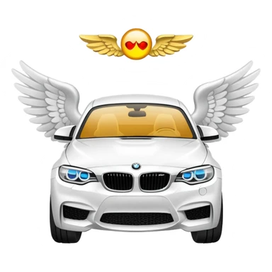 BMW angel lights sticker