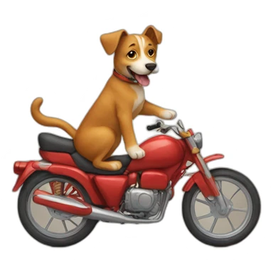 Dog riding Cat sticker