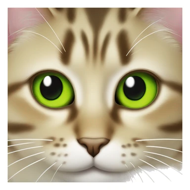 Cat with lime on it’s eye sticker