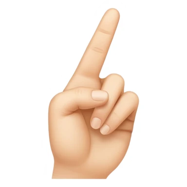 Little finger up  sticker
