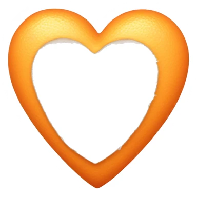 light orange heart with band-aid sticker