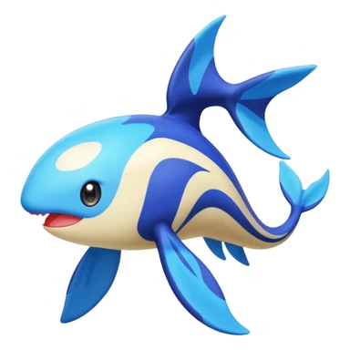 Meloetta-Gible-Kyogre-Pokémon-Fakémon-fusion-hybrid-creature sticker