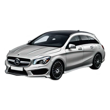 Mercedes cla break sticker