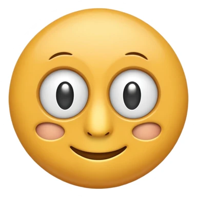 Front view monocle emoji, fully visible and centered with smooth, rounded, slightly inflated shapes.
Soft 3D emoji look with gentle depth.
Clean isolated object, no background, PNG cut-out style. sticker