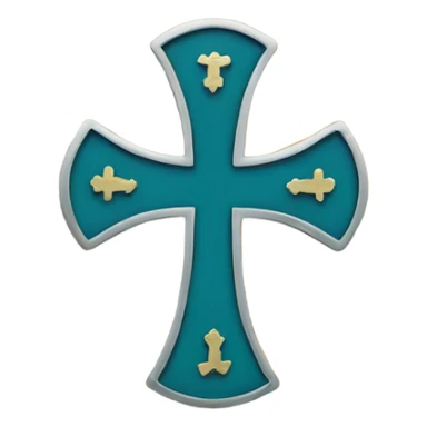 Coptic orthodox cross sticker