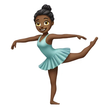 flexible dancing girl sticker