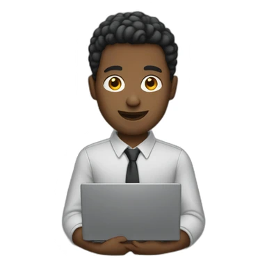 guys with laptops sticker