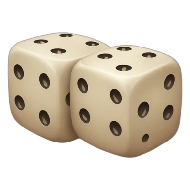 dice pair sticker