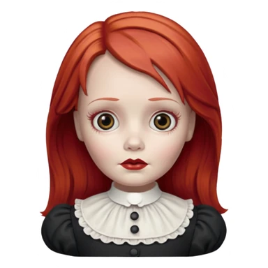 Annabelle doll (red hair) from The Conjuring movie sticker