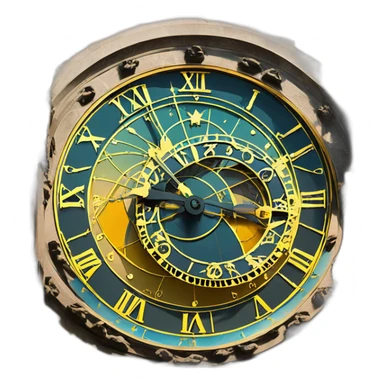 astronomical-clock-prague sticker