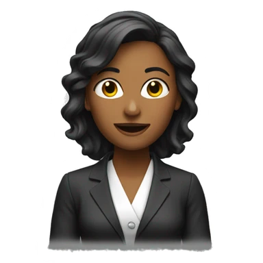 a women is conducting a live broadcast sticker