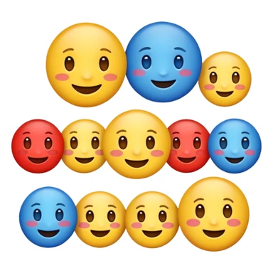 Gere emojis fofos sticker