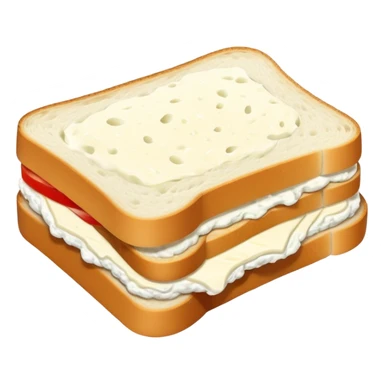 Cottage cheese sandwich  sticker