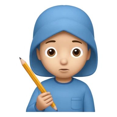 Ders çalışan pocoyo sticker