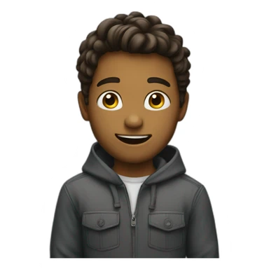 a boy impressed, stupefied sticker