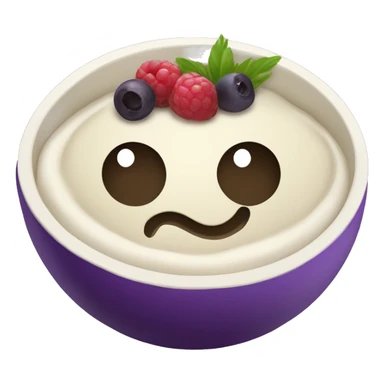 acai bowl vanilla sticker