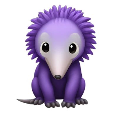 purple anteater sticker