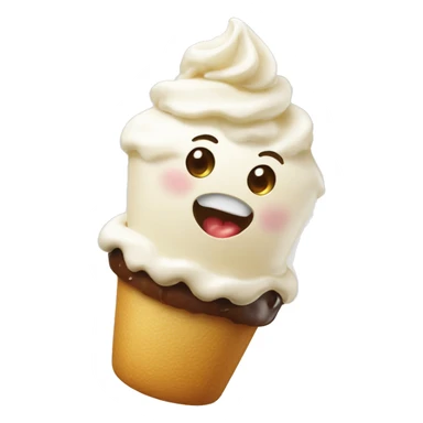 Paresseux, qui mange une glace sticker
